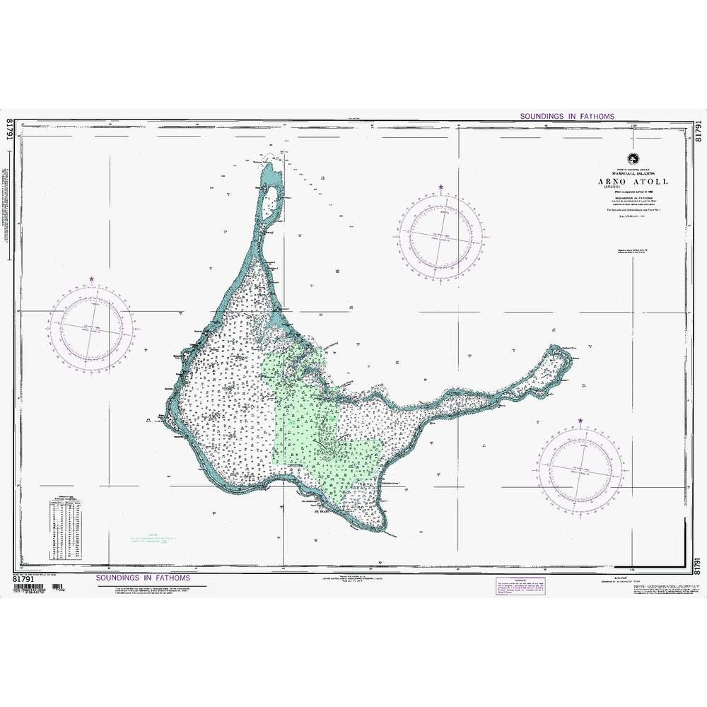 Paradise Clay NGA_81791 NGA Chart Arno Atoll Marshall Is.