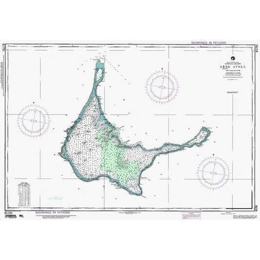 Paradise Clay NGA_81791 NGA Chart Arno Atoll Marshall Is.