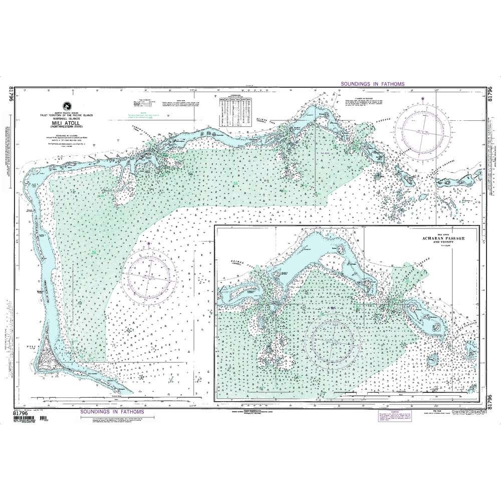 Paradise Clay NGA_81796 NGA Chart Mili Atoll Marshall Islands