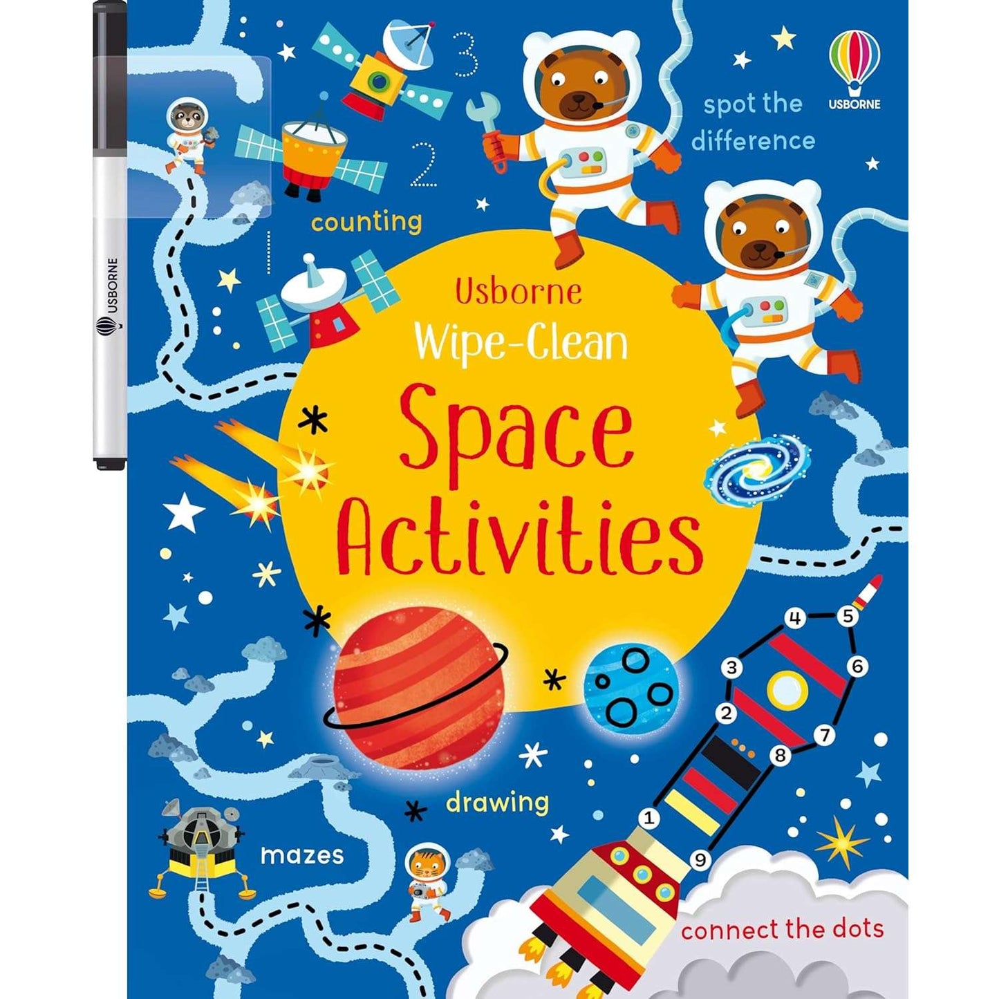 Paradise Clay HRW223 Wipe-Clean Space Activities - Book