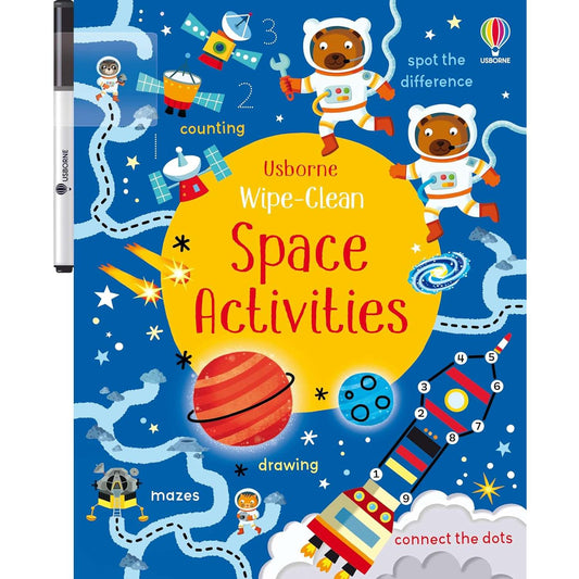 Paradise Clay HRW223 Wipe-Clean Space Activities - Book