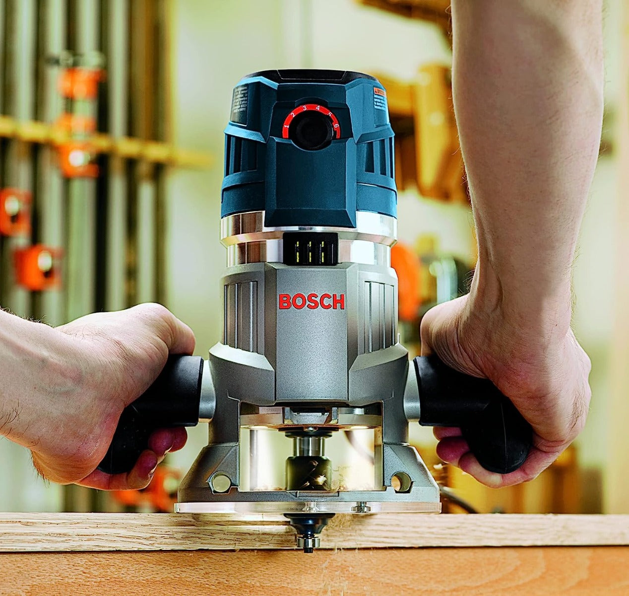 Bosch MRP23EVS 2.3 Hp Electronic Variable Speed Plunge-Base Router W/ Trigger Control