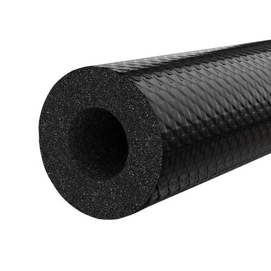 Jones Stephens I91078 7/8" ID (3/4" CTS 1/2" IPS) Titan™ Seamless Black UV Resistant Rubber Pipe Insulation, 1/2" Wall Thickness, 228 ft. per Carton