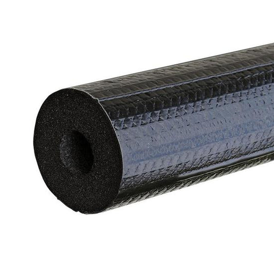 Jones Stephens I91058 5/8" ID (1/2" CTS 3/8" IPS) Titan™ Seamless Black UV Resistant Rubber Pipe Insulation, 1/2" Wall Thickness, 324 ft. per Carton