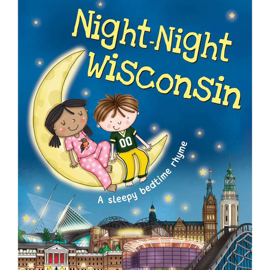 Paradise Clay SBI012 Night-Night Wisconsin: A Sweet Goodnight Board Book For Kids And Toddlers - Book