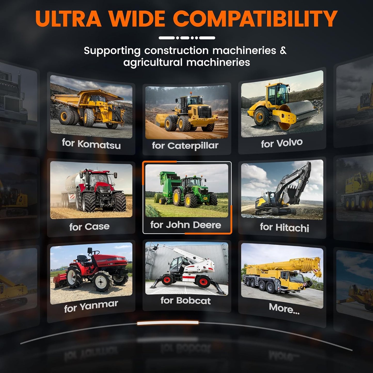 Ancel HD3600 Professional Heavy Duty Truck & Equipment Diagnostic Scanner