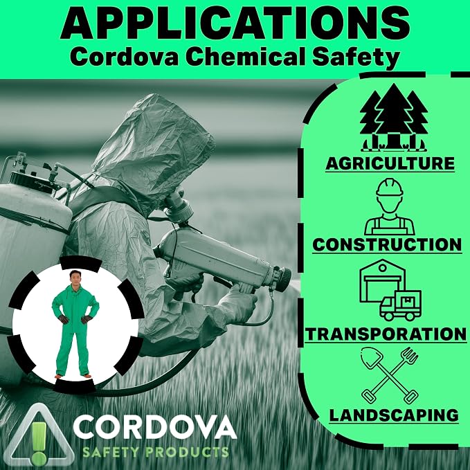 Cordova Safety RS452G3XL Apex-FR™, Chemical Suit, 2-Piece