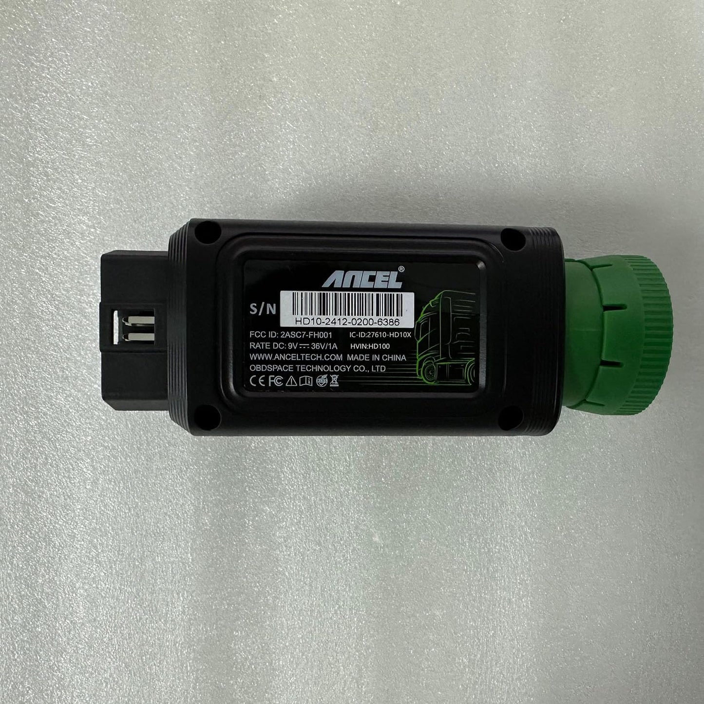 Ancel HD100 Bluetooth Heavy Duty Truck & OBD2 Diagnostic Scanner