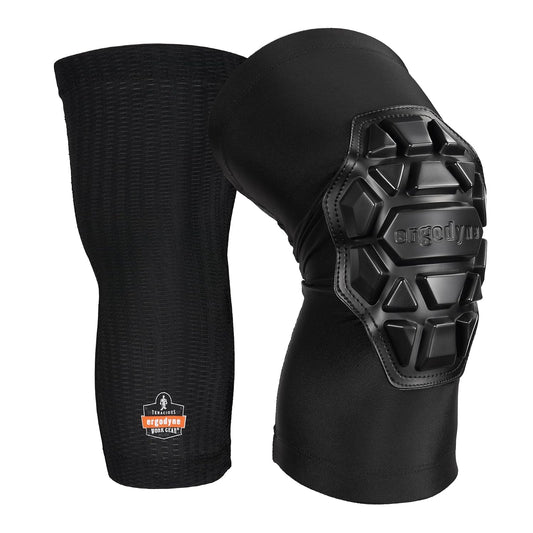 Ergodyne 18550 ProFlex 550 Padded Knee Sleeves - 3-Layer Foam Cap