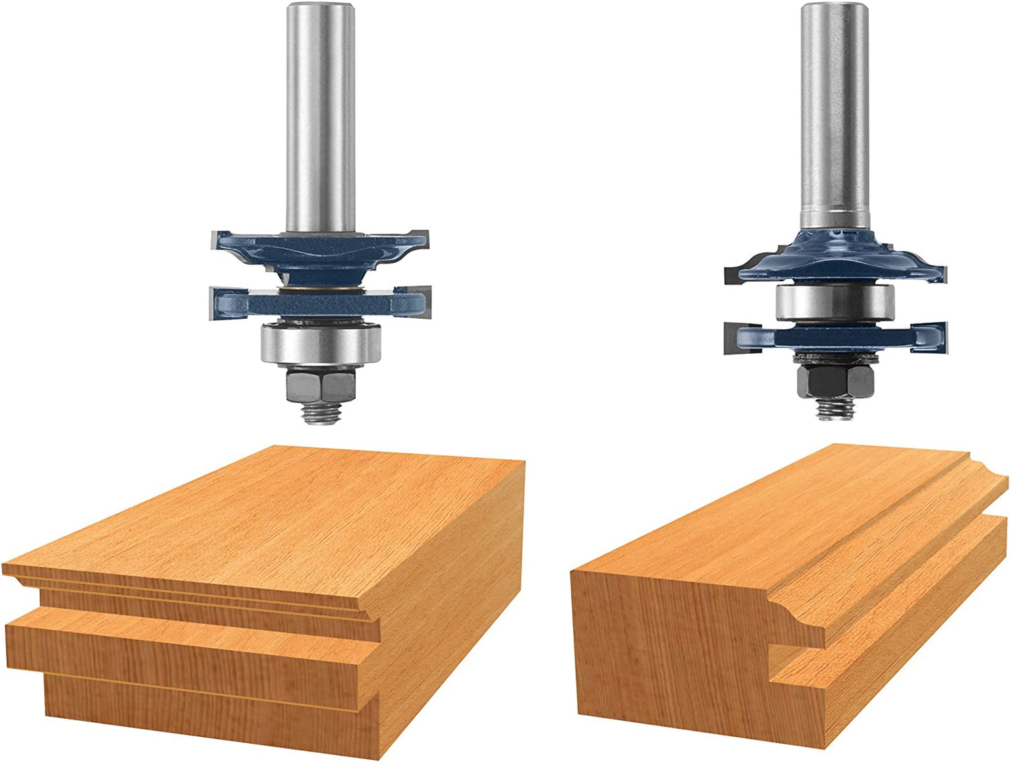 Bosch 85625MC 2 Pc. Carbide-Tippped Ogee Stile And Rail Bit Set