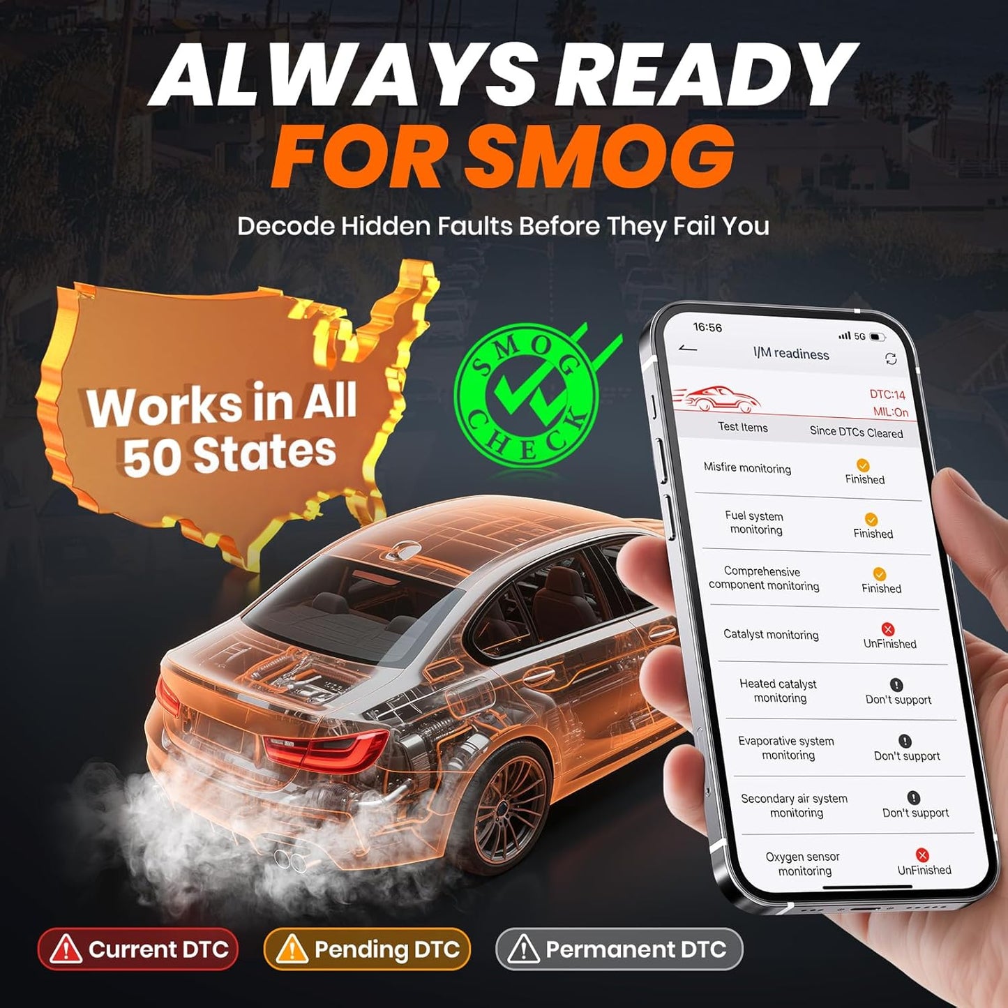 Ancel AD310 Bluetooth OBD2 Scanner & Diagnostic Code Reader