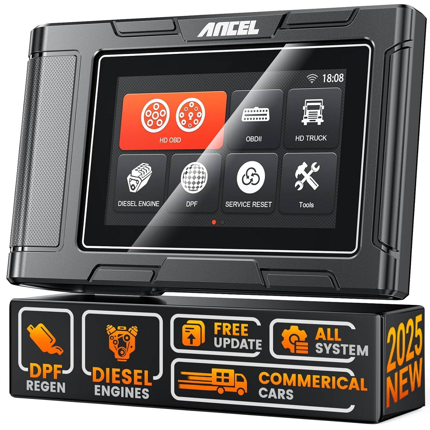Ancel HD3300 Professional Heavy Duty Truck Diagnostic Scanne