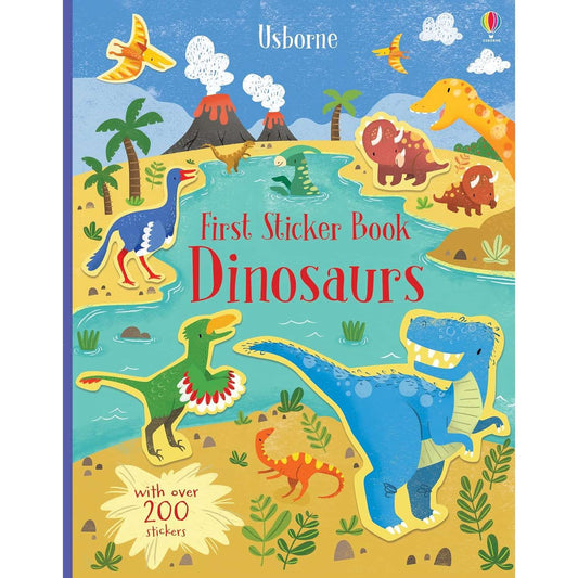 Paradise Clay HRW192 First Sticker Book Dinosaurs - Book