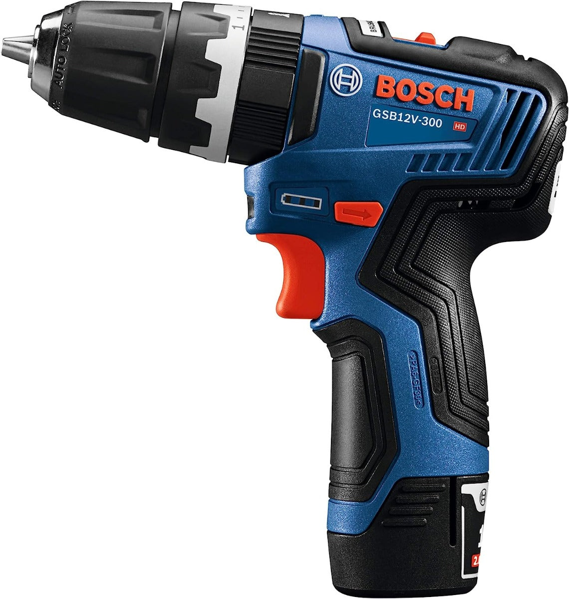 Bosch GSB12V-300B22 12V Max Brushless 3/8 In. Hammer Drill/Driver Kit With (2) 2.0 Ah Batteries