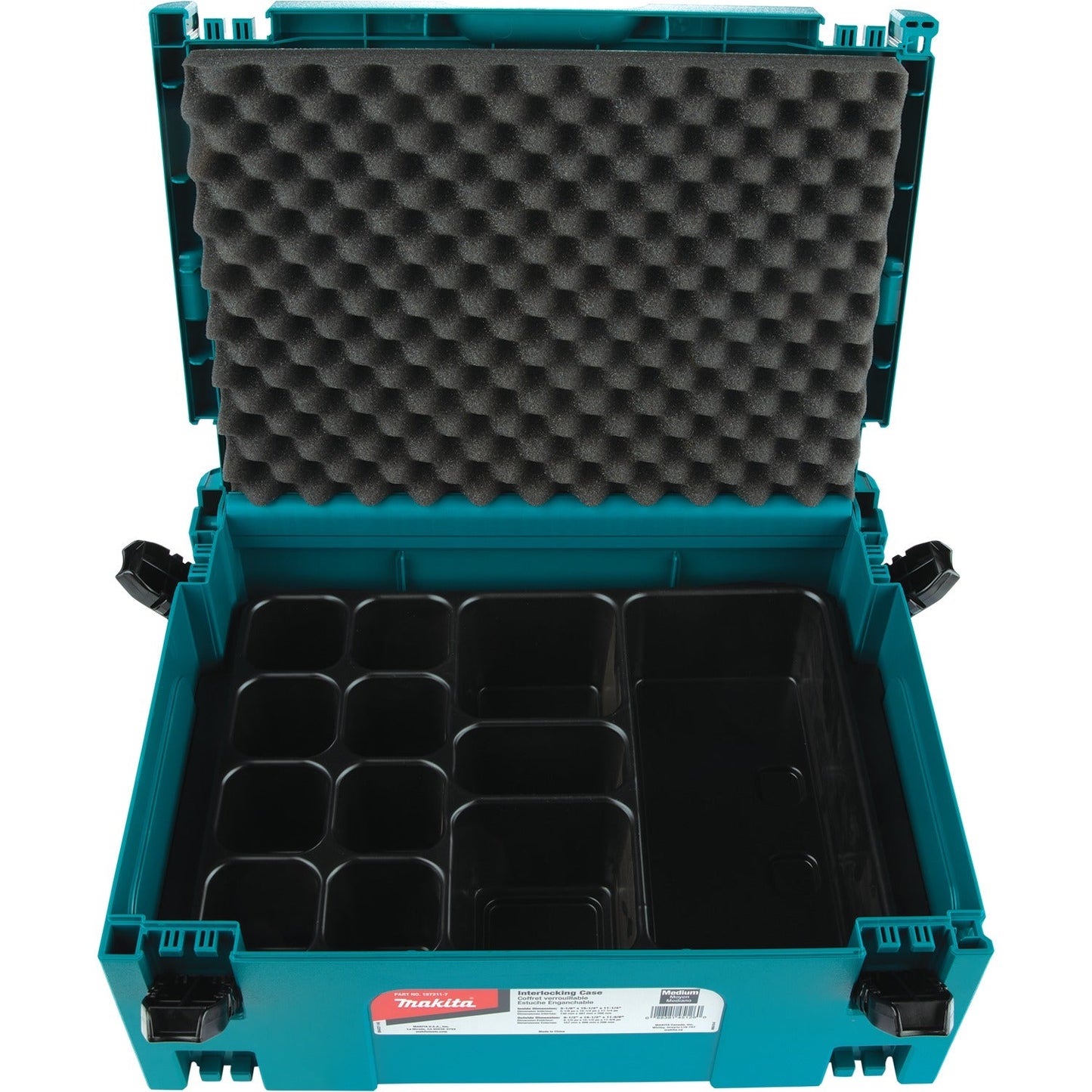 Makita P-83674 MAKPAC Interlocking Case Universal Insert Tray with Foam Lid