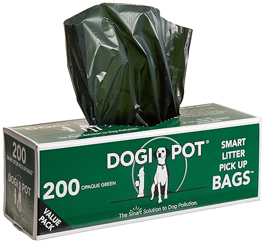 Dogipot 1402-10 Litter Pick up Bag Rolls, 200 Bags per Roll, Pack of 10