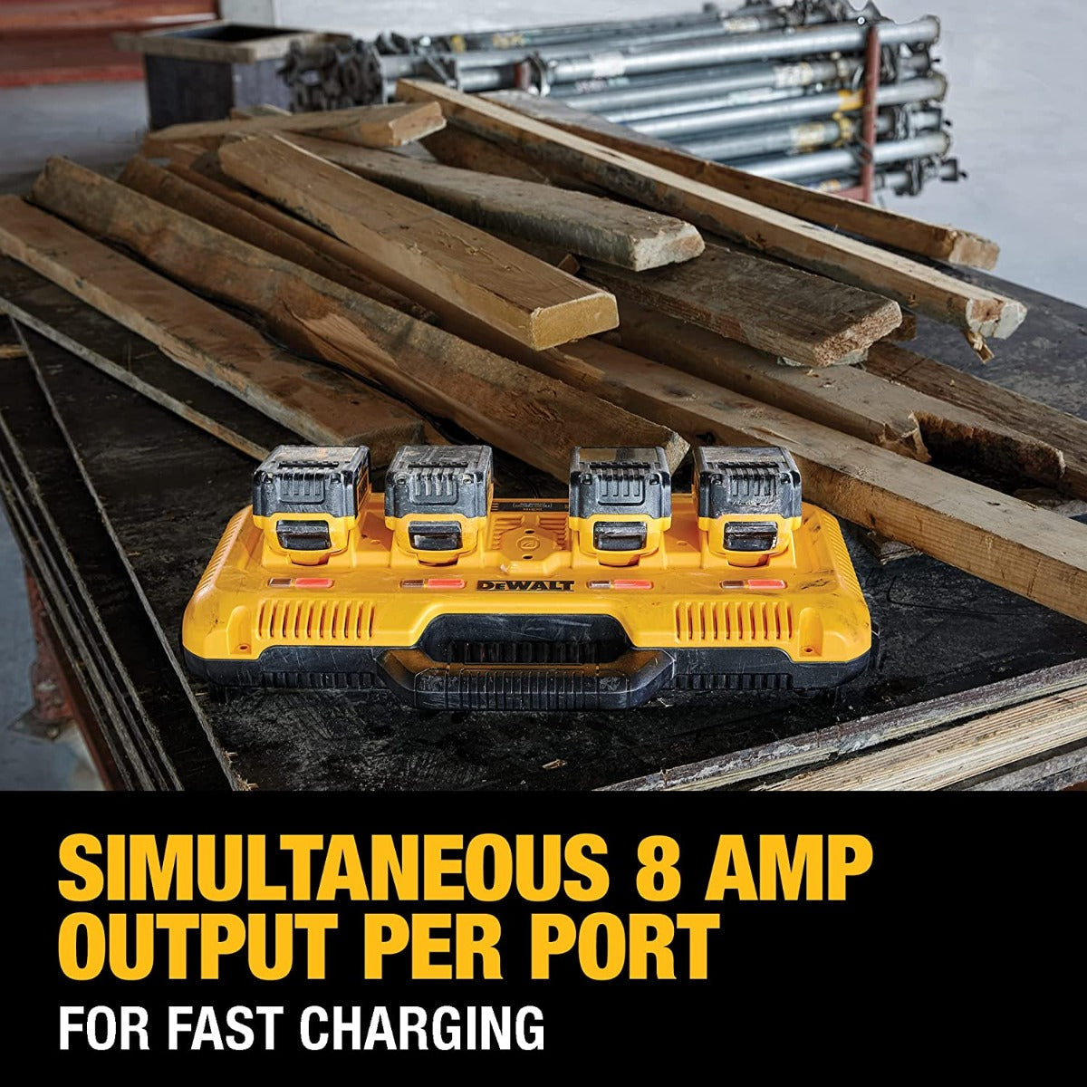 Dewalt DCB104 20V/60V Max* 4 Port Lithium Ion Battery Charger