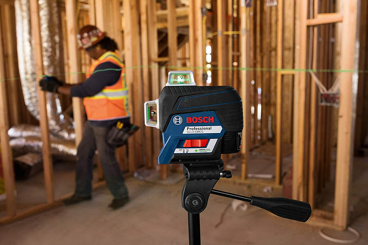 Bosch GLL3-330CG 12V Laser Level (G)+Bm1