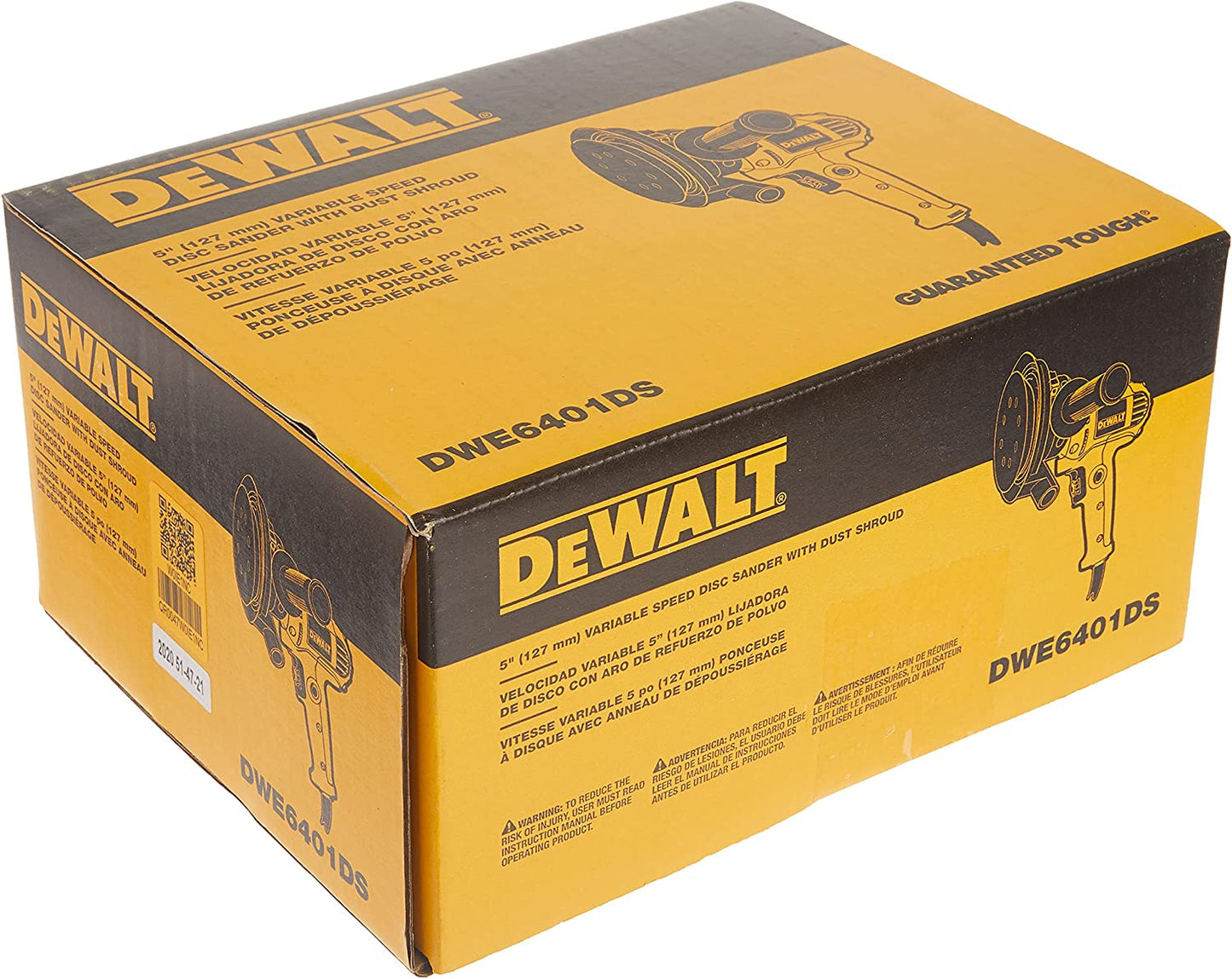 Dewalt DWE6401DS 5" Variable Speed Disc Sander With Dust Shroud