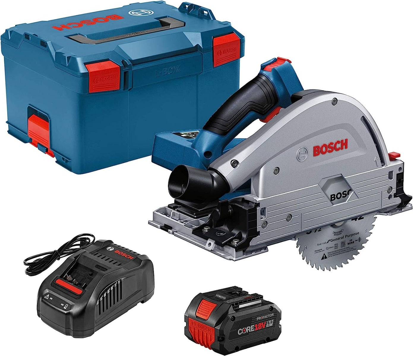 Bosch GKT18V-20GCL14 18V Track/Plunge Saw Kit