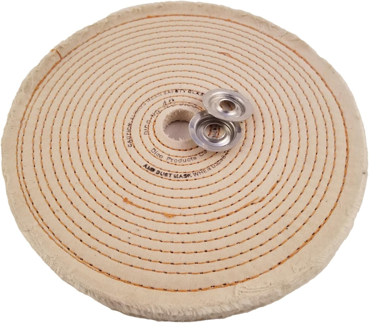 Dico 527-40-8 Buffing Wheel 8" Diameter 1/2 Thick Spiral