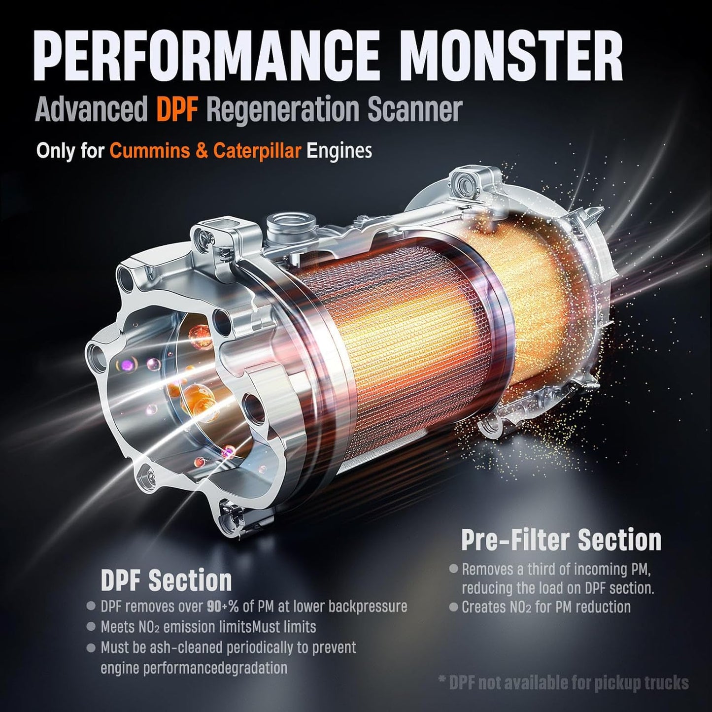 Ancel HD110 Bluetooth Heavy Duty Truck & OBD2 Diagnostic Scanner