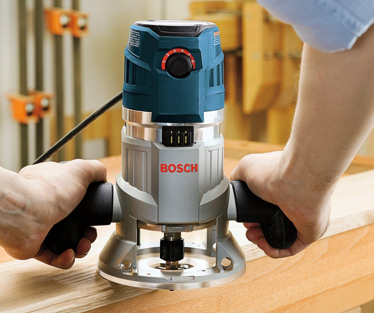 Bosch MRF23EVS 2.3 Hp Electronic Variable Speed Fixed-Base Router W/ Trigger Control