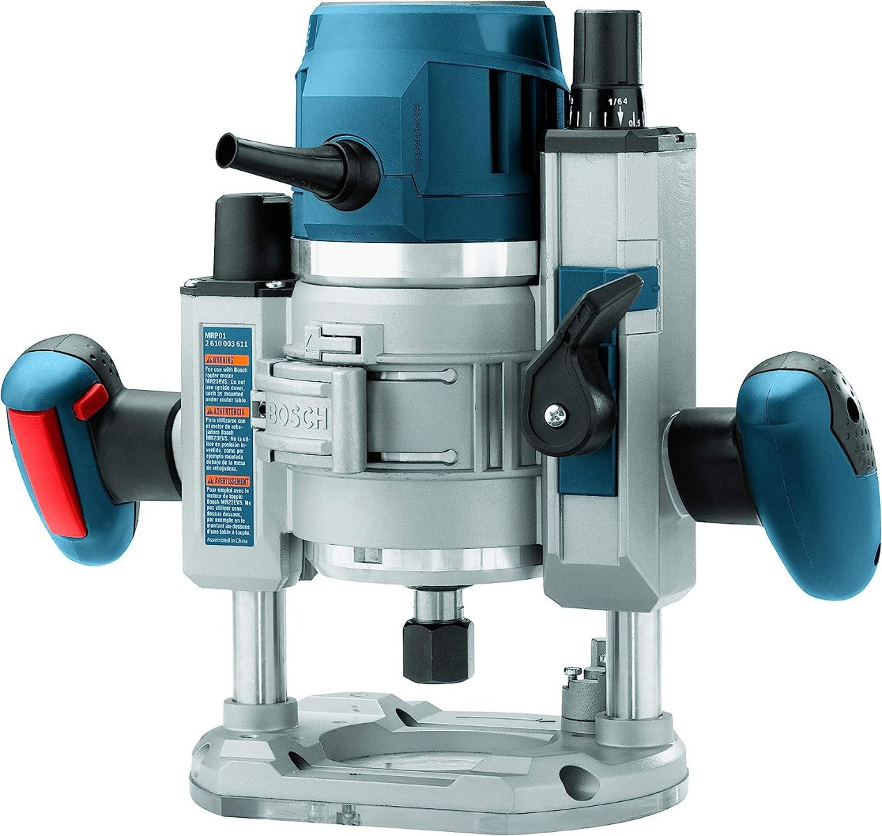 Bosch MRP23EVS 2.3 Hp Electronic Variable Speed Plunge-Base Router W/ Trigger Control