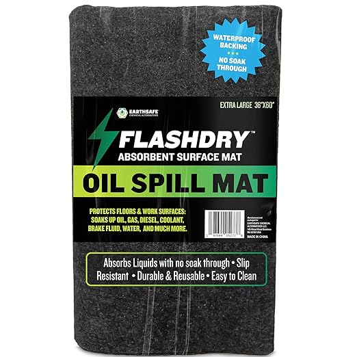 EarthSafe FDMAT Absorbent Spill Mat - FlashDry, 36"x60"