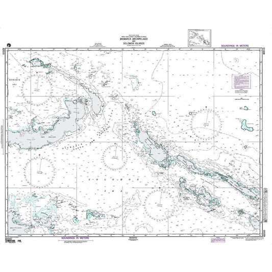 Paradise Clay NGA_82010 NGA Chart Bismarck Archipelago and Solomon Islands