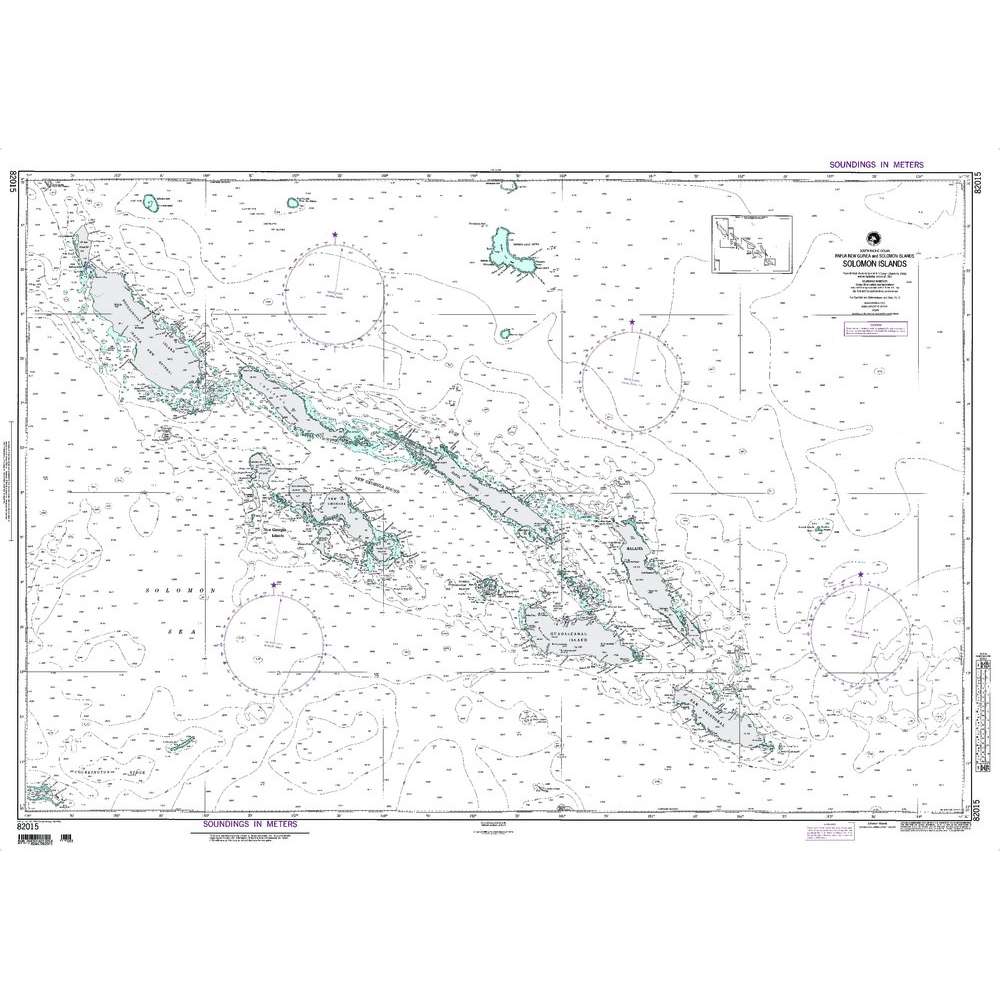 Paradise Clay NGA_82015 NGA Chart Solomon Is [Papua New Guinea and Solomon Islands]
