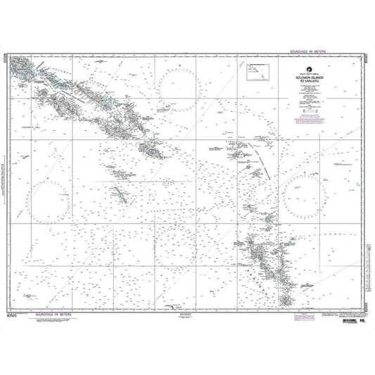 Paradise Clay NGA_82020 NGA Chart Solomon Is to Vanuatu (New Hebrides)