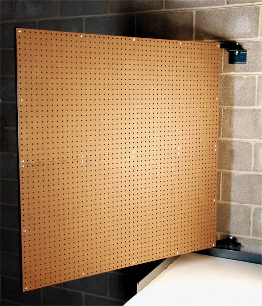 Triton Products D1 48" x 48" XtraWall HDF Pegboard Natural