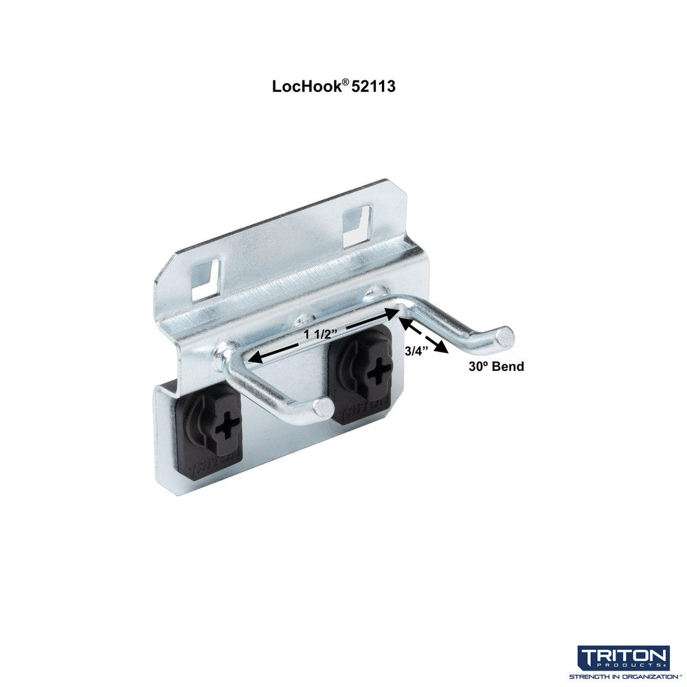 Triton Products 52113 1" Double Rod 30 Degree LocHook 5PK