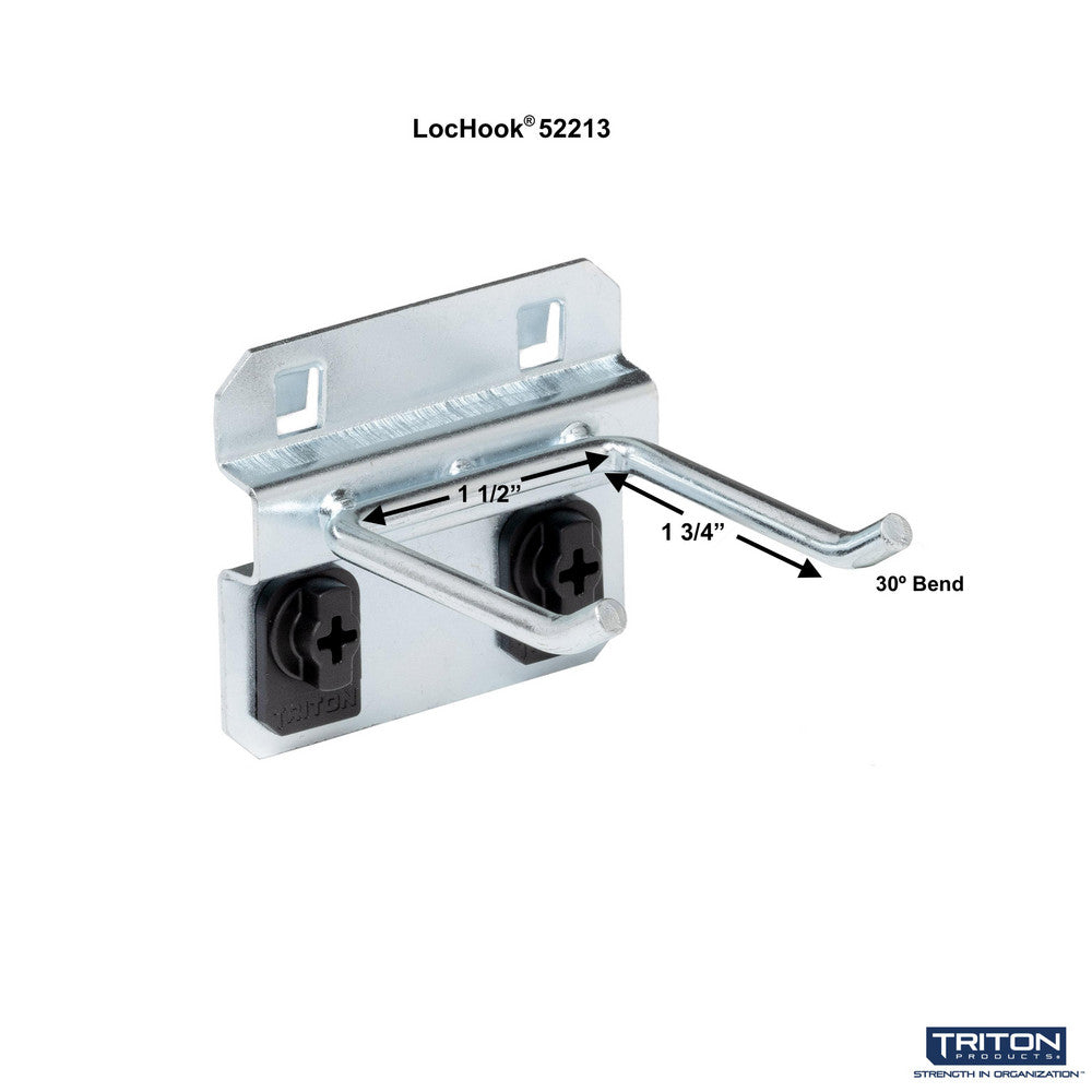 Triton Products 52213 2" Double Rod 30 Degree LocHook 5PK
