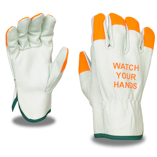 Cordova Safety 8216WYHL Driver, Cowhide, Standard, Grain, Self-Extinguishing