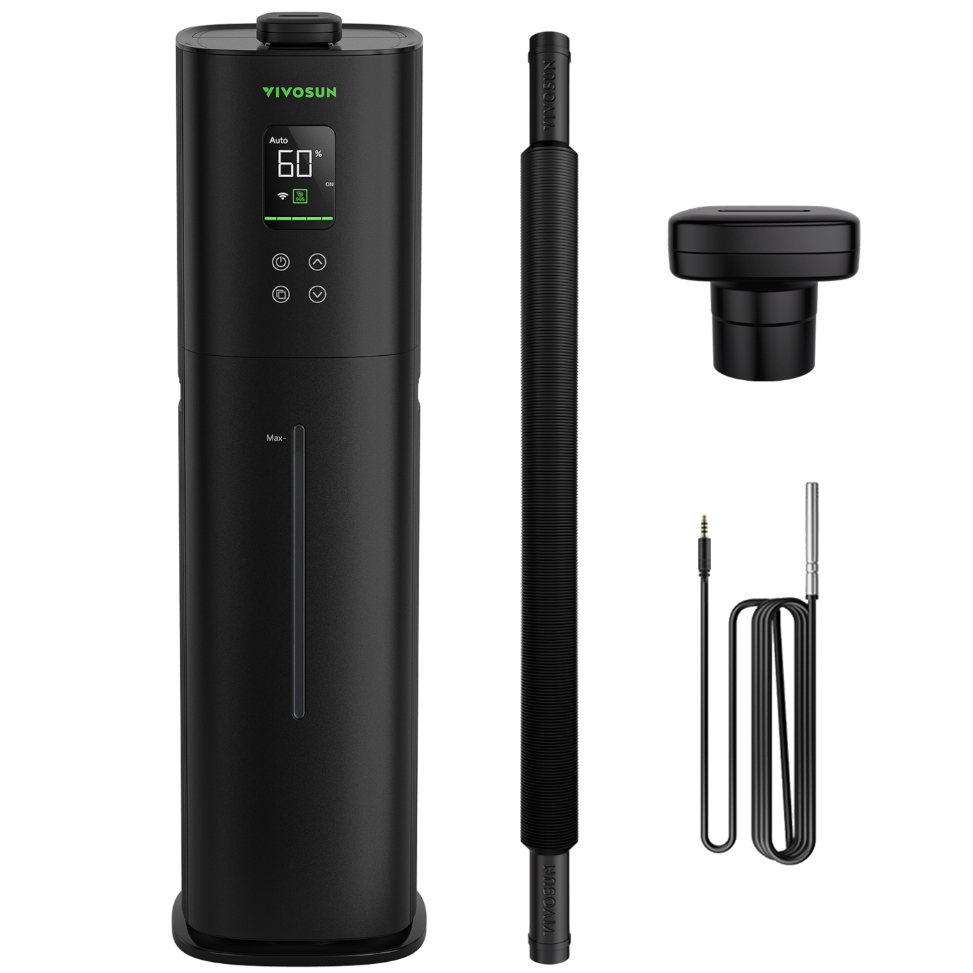 Vivosun AeroStream H09 Intelligent Wi-Fi Humidifier, 2.38 Gal / 9 L Humidifier with Temp & Humidity Probe, Smart Remote Control, Designed for Growers