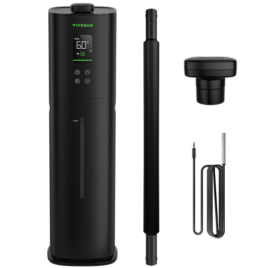 Vivosun AeroStream H09 Intelligent Wi-Fi Humidifier, 2.38 Gal / 9 L Humidifier with Temp & Humidity Probe, Smart Remote Control, Designed for Growers