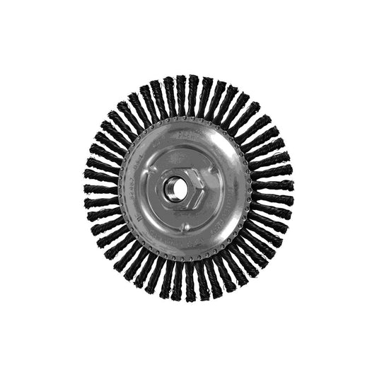 PFERD 82487 6" Stringer Bead Knot Wheel .020 Cs Wire