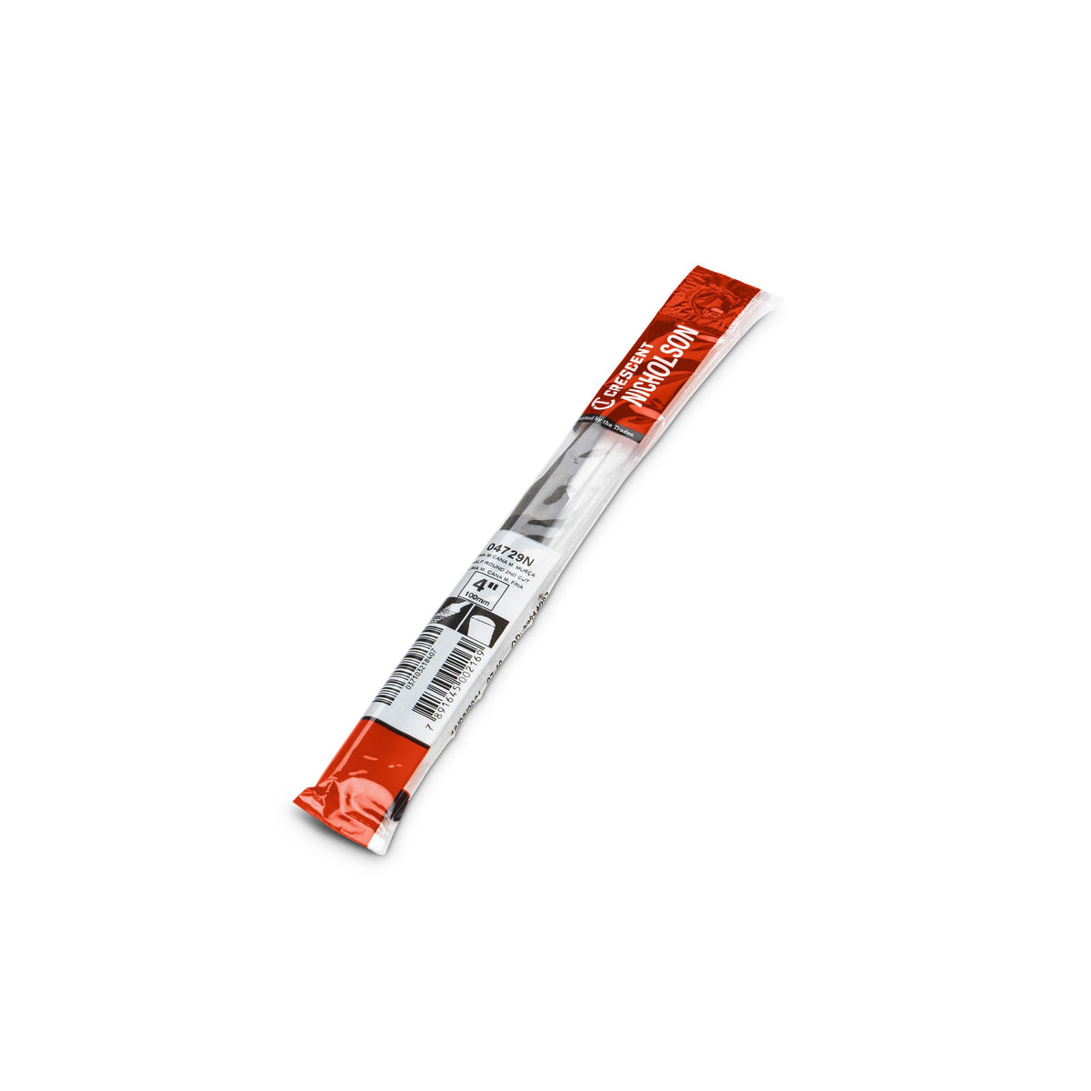 Nicholson 04729N 4" Half Round Double Cut Second File - Boxed
