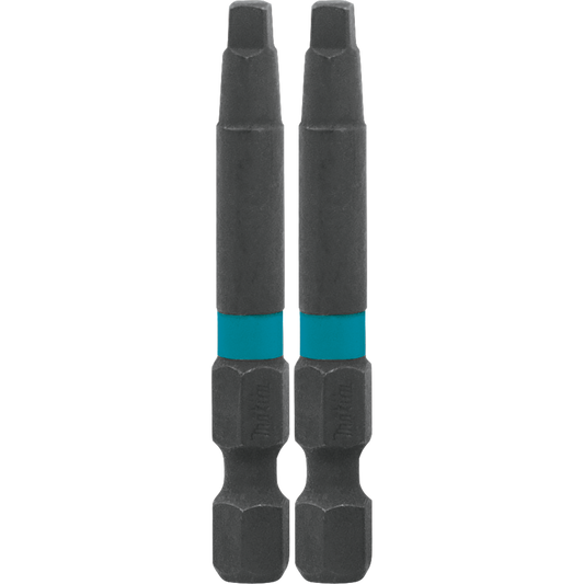 Makita A-96718 ImpactX, #3 Square Recess 2³ Power Bit, 2/pk