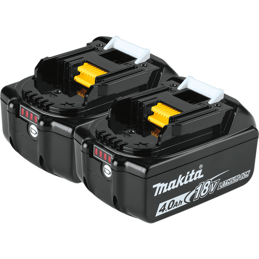 Makita BL1840B-2 18V LXT® Lithium‘Ion 4.0Ah Battery, 2/pk