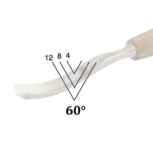 Narex Tools 826804 Straight Carving Chisel 4 mm