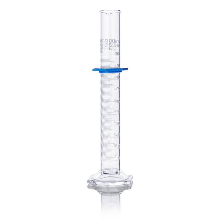 Globe Scientific 8302000 Cylinder Graduated Globe Glass 2000mL Class A To Deliver (TD) Dual Grads ASTM E1272 1/Box