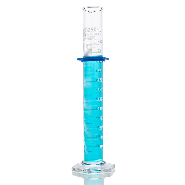 Globe Scientific 8302000 Cylinder Graduated Globe Glass 2000mL Class A To Deliver (TD) Dual Grads ASTM E1272 1/Box