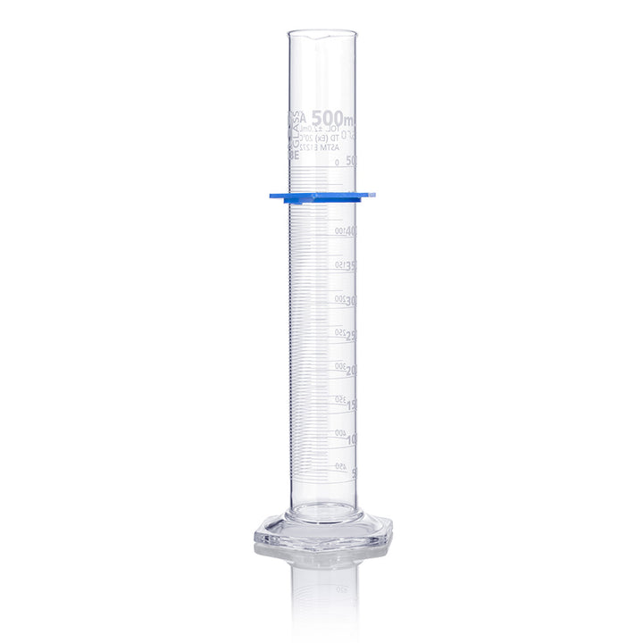 Globe Scientific 8302000 Cylinder Graduated Globe Glass 2000mL Class A To Deliver (TD) Dual Grads ASTM E1272 1/Box