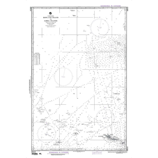Paradise Clay NGA_83010 NGA Chart Howland Island to Samoa Island