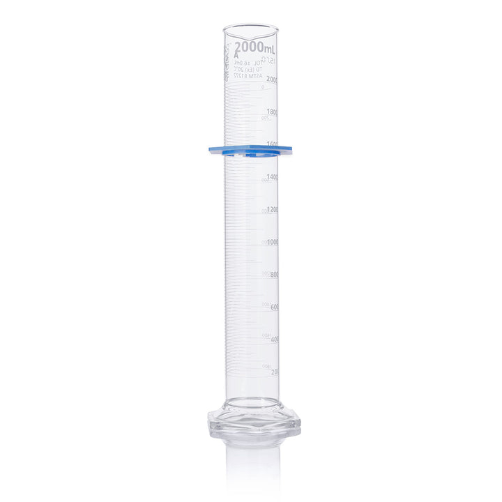 Globe Scientific 8300010 Cylinder Graduated Globe Glass 10mL Class A To Deliver (TD) Dual Grads ASTM E1272 1/Box