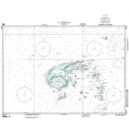 Paradise Clay NGA_83034 NGA Chart Fiji - Iles de Horne