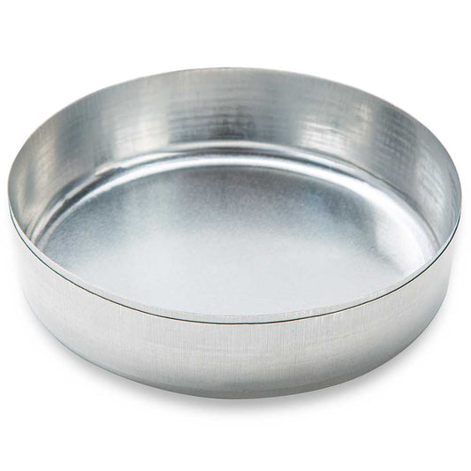 Globe Scientific 8308 Aluminum Dish 72mm 2.0g (70mL) Smooth Wall without Tab